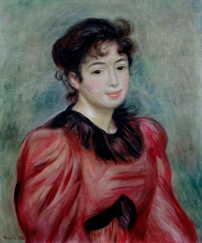 Portret van juffrouw Victorine de Bellio (1863-1957) 1892 door Pierre Auguste Renoir